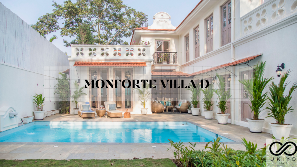 Luxury villa in Goa with a swimming pool