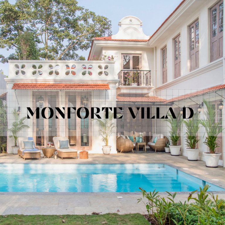 Luxury villa in Goa with a swimming pool